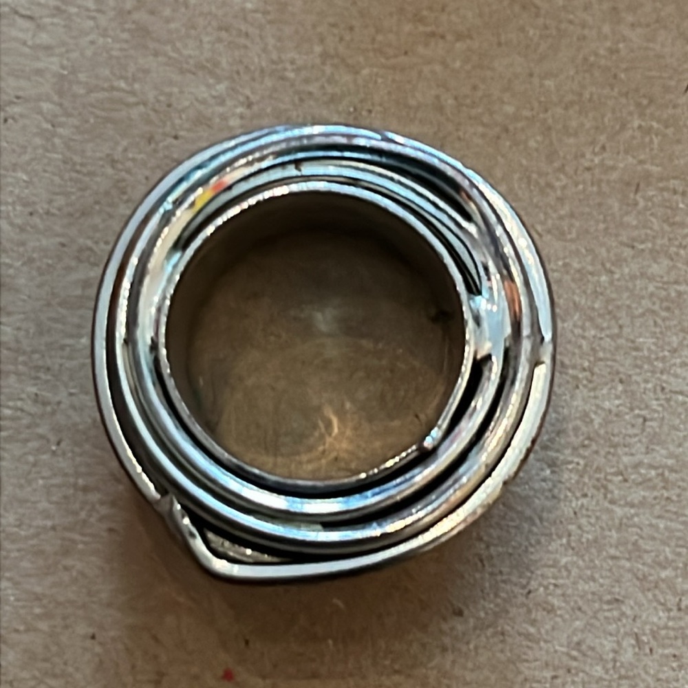 Crafted Solid Ring, Jewelry Designer Unknown, App… - image 3